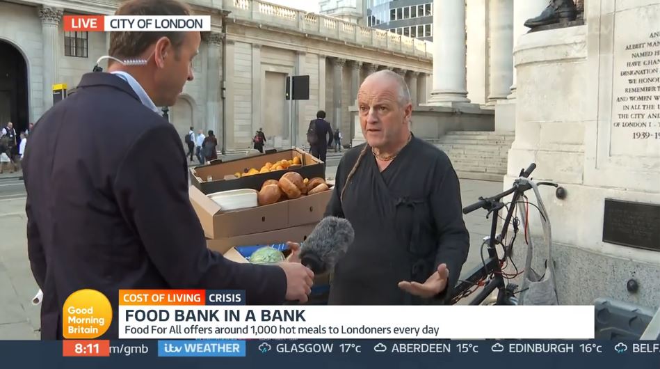 Furious Good Morning Britain viewers slam presenter for controversial food bank comments