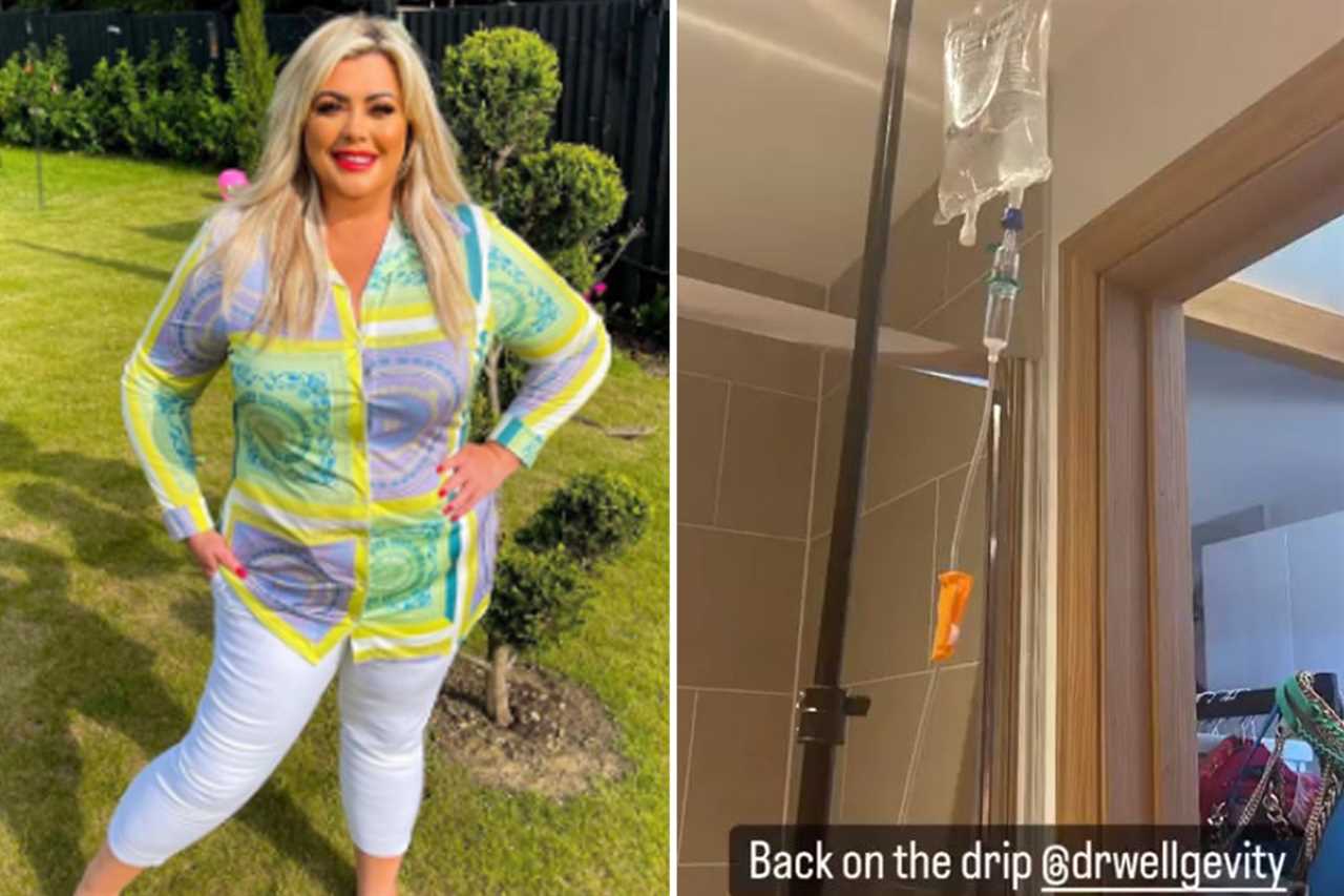 Gemma Collins looks thinner than ever as a Baywatch babe in sexy red swimsuit