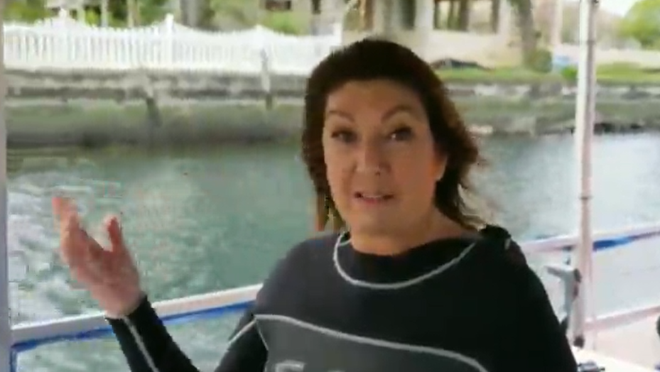 Jane McDonald terrified she’ll be eaten alive – gasping ‘this is it!’ as she plunges into the sea