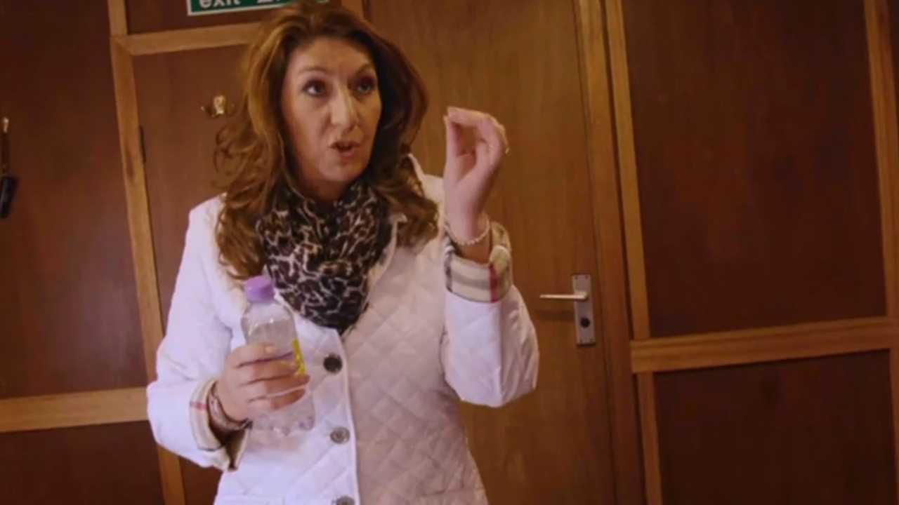 Jane McDonald terrified she’ll be eaten alive – gasping ‘this is it!’ as she plunges into the sea