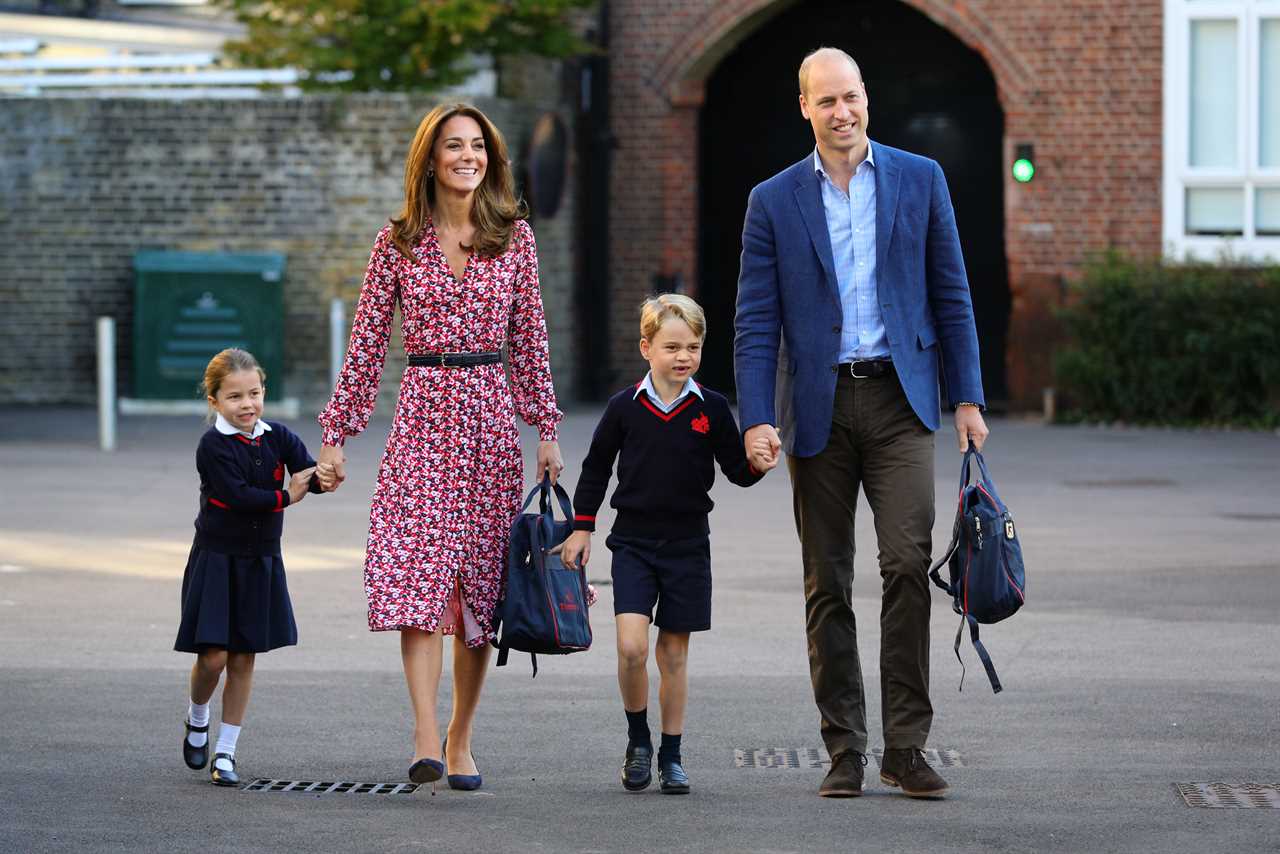 Princess Charlotte & brothers George & Louis to start at new £7k-a-term school together as Kate & Wills move to Windsor