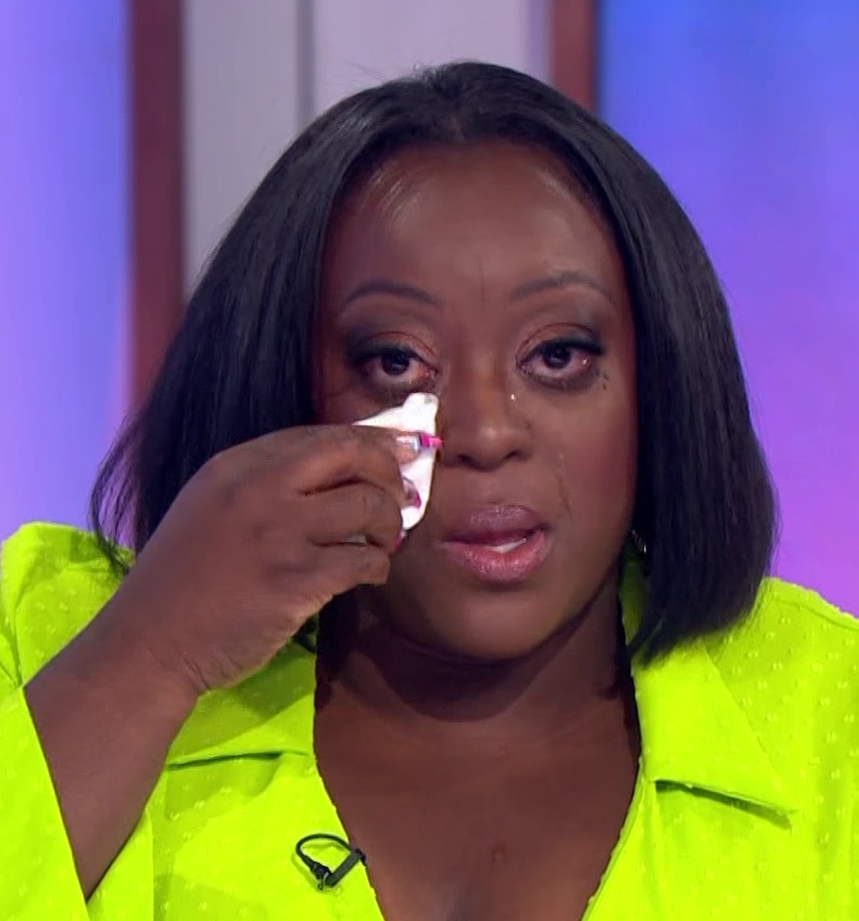 Loose Women star Judi Love breaks down in tears and starts sobbing live on air