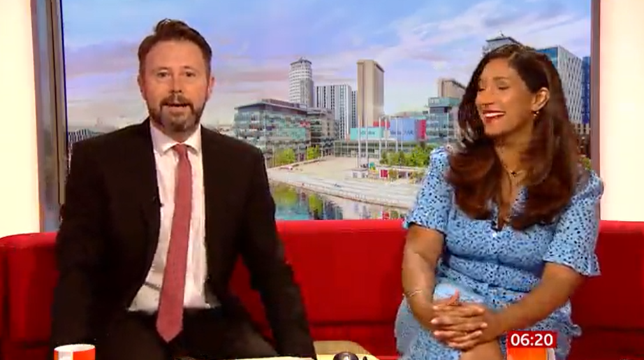 BBC Breakfast’s Jon Kay brutally told he has a ‘boring face’ – and co-star even agrees