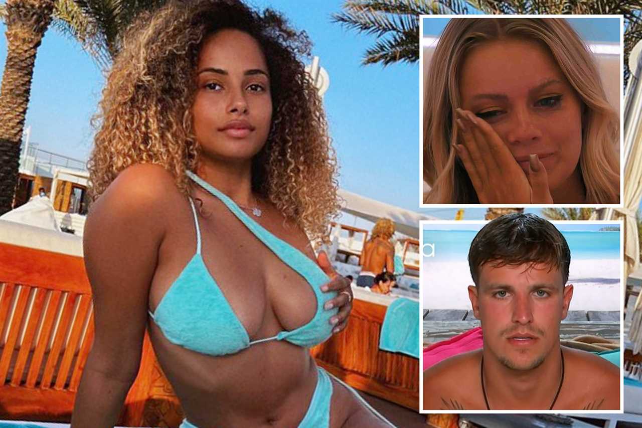 Love Island’s Amber Gill slams co-star as a ‘t***’ in furious exchange over secret surgery