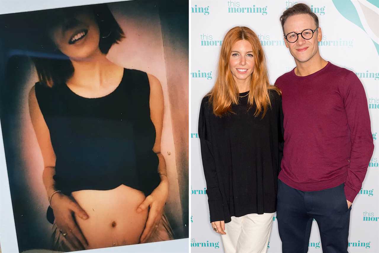 Stacey Dooley shows off tiny baby bump two days before pregnancy announcement