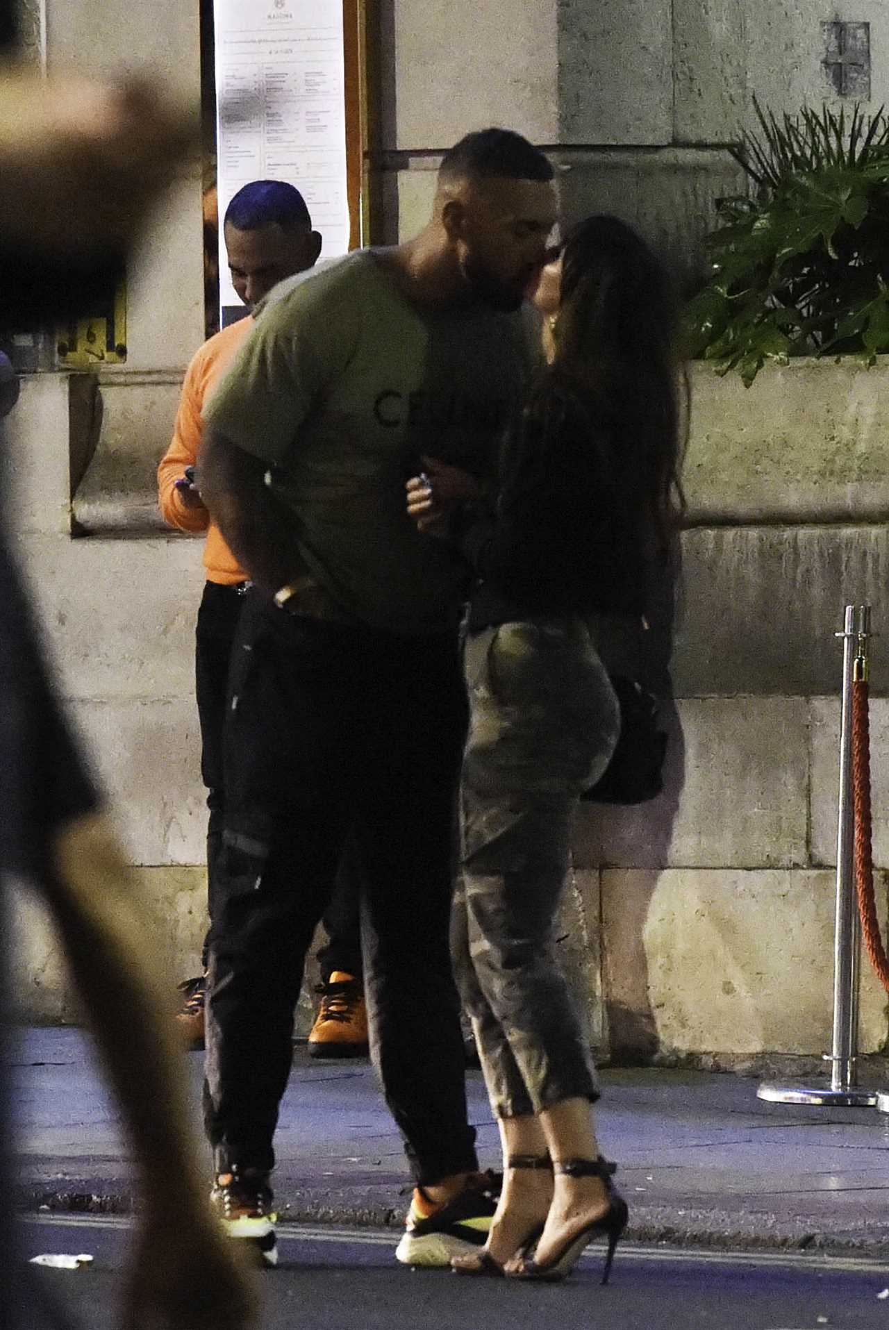 Hollyoaks Jen Metcalfe snogs mystery man in the street after boozy night out in Manchester