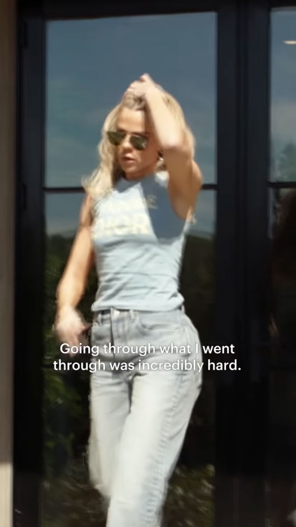 Khloe Kardashian’s tiny waist nearly drowns in baggy jeans as she looks stressed in new video amid weight loss concerns