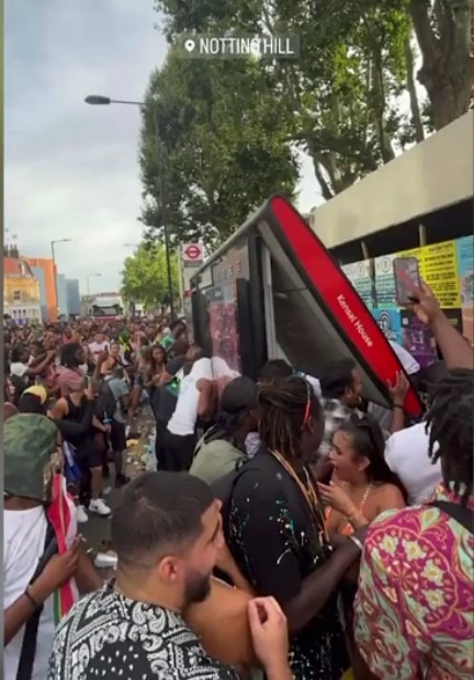 Love Island’s Paige Thorne shares ill-timed pic dancing on top of bus stop at festival