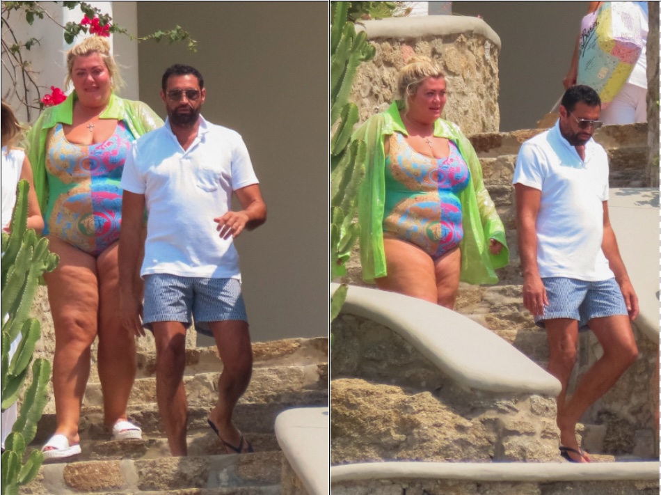 Gemma Collins looks slimmer than ever in flowing kaftan on holiday in Greece