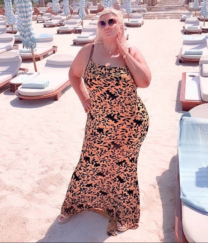 Gemma Collins looks slimmer than ever in flowing kaftan on holiday in Greece