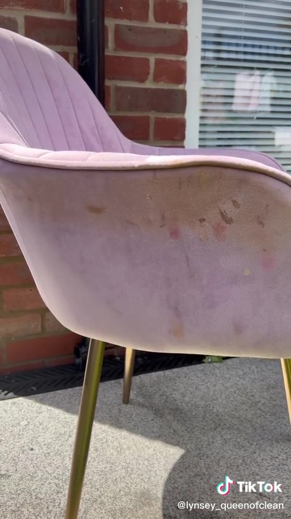 I’m the Queen of Clean and here’s my simple method to get rid of makeup stains from furniture – it works every time