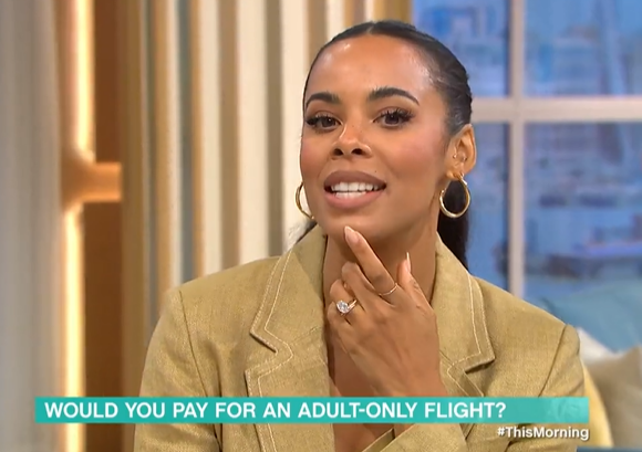 Rochelle Humes fought back tears after stranger told her son to SHUT UP on a flight