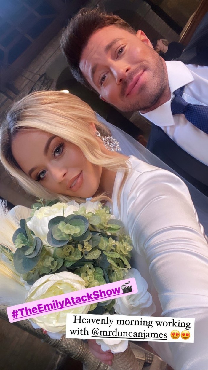 Emily Atack gets MARRIED to pop star hunk – but not all is as it seems