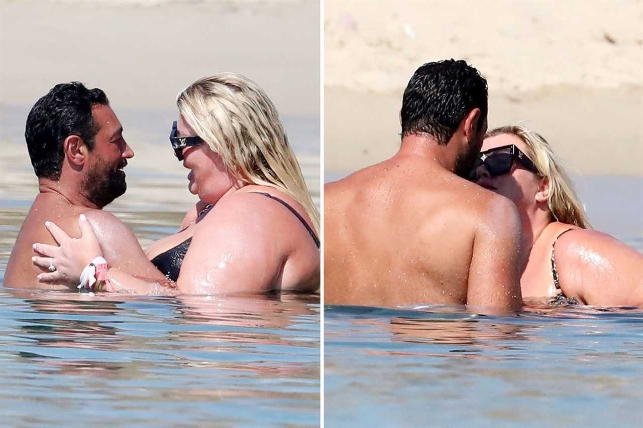 Gemma Collins and Rami Hawash MISS flight home from Mykonos as she insists they ‘weren’t ready to leave’