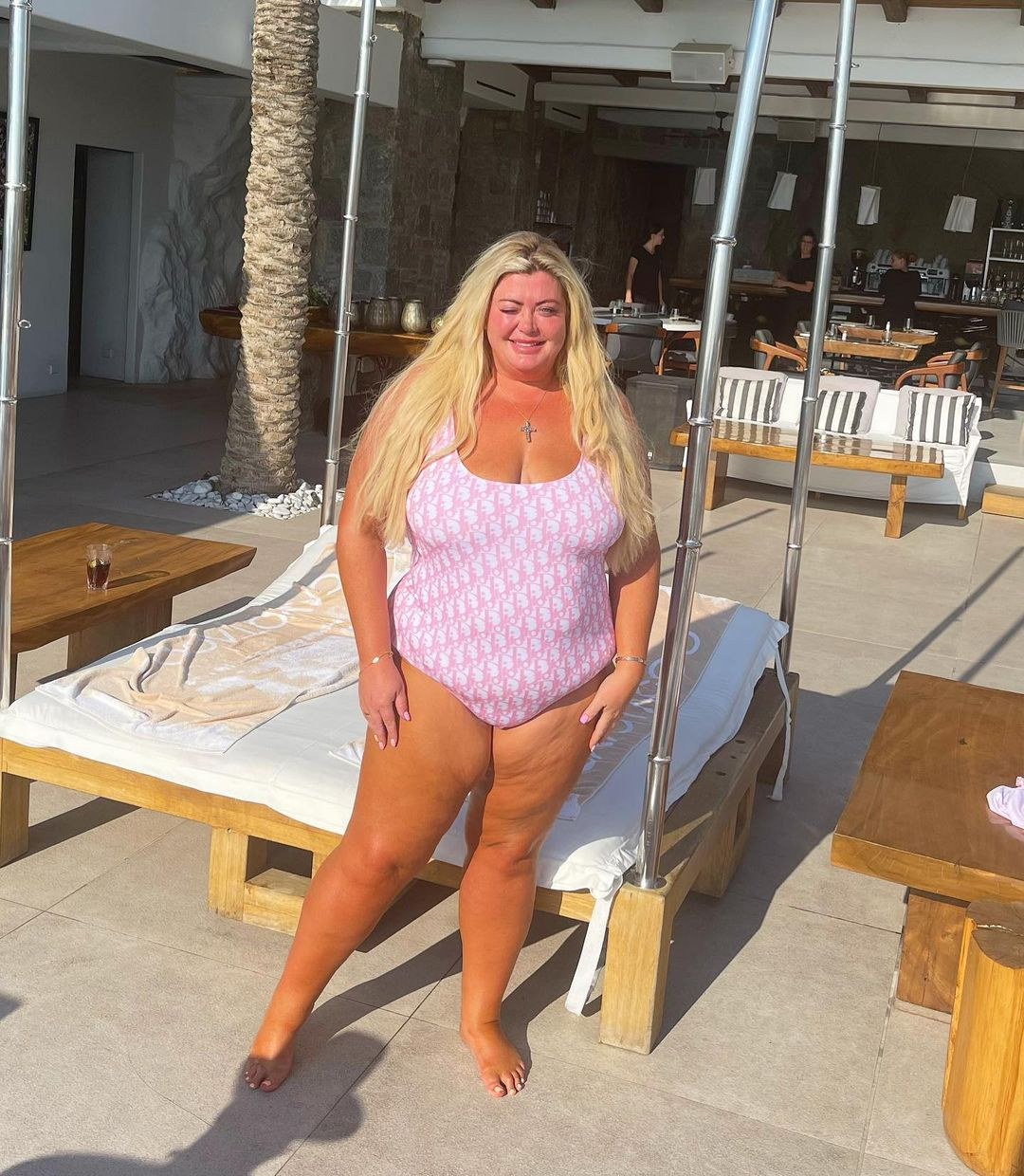 Gemma Collins and Rami Hawash MISS flight home from Mykonos as she insists they ‘weren’t ready to leave’