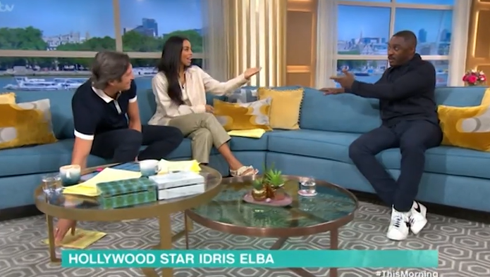 This Morning’s Rochelle Humes forced to step in after Idris Elba makes awkward blunder