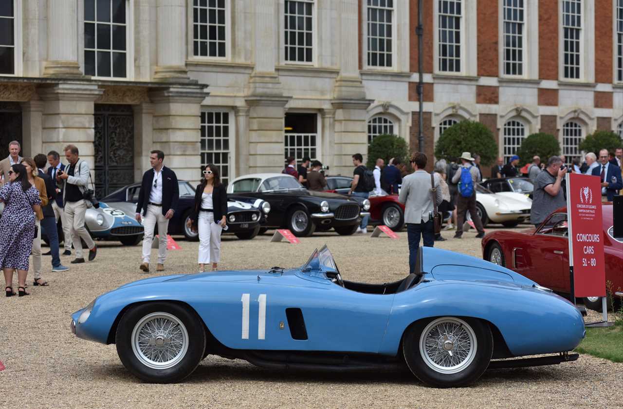 Prince Charles’ Aston Martin convertible and vintage F1 Ferrari among jaw-dropping cars at palace motor show