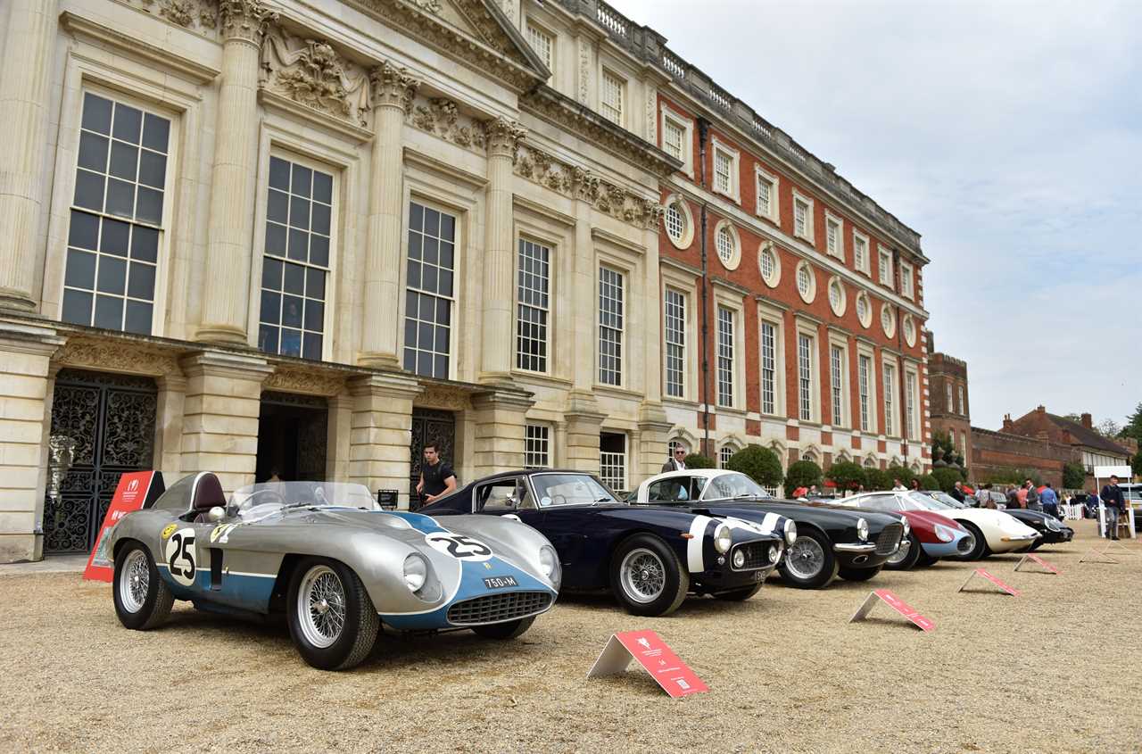 Prince Charles’ Aston Martin convertible and vintage F1 Ferrari among jaw-dropping cars at palace motor show