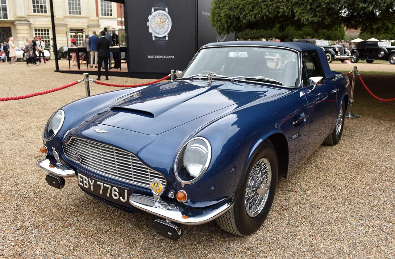 Prince Charles’ Aston Martin convertible and vintage F1 Ferrari among jaw-dropping cars at palace motor show