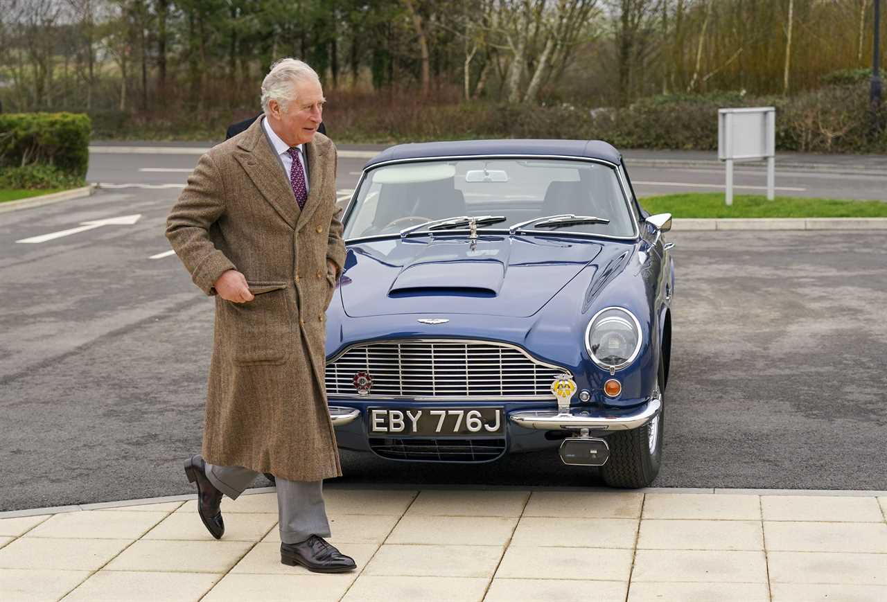 Prince Charles’ Aston Martin convertible and vintage F1 Ferrari among jaw-dropping cars at palace motor show