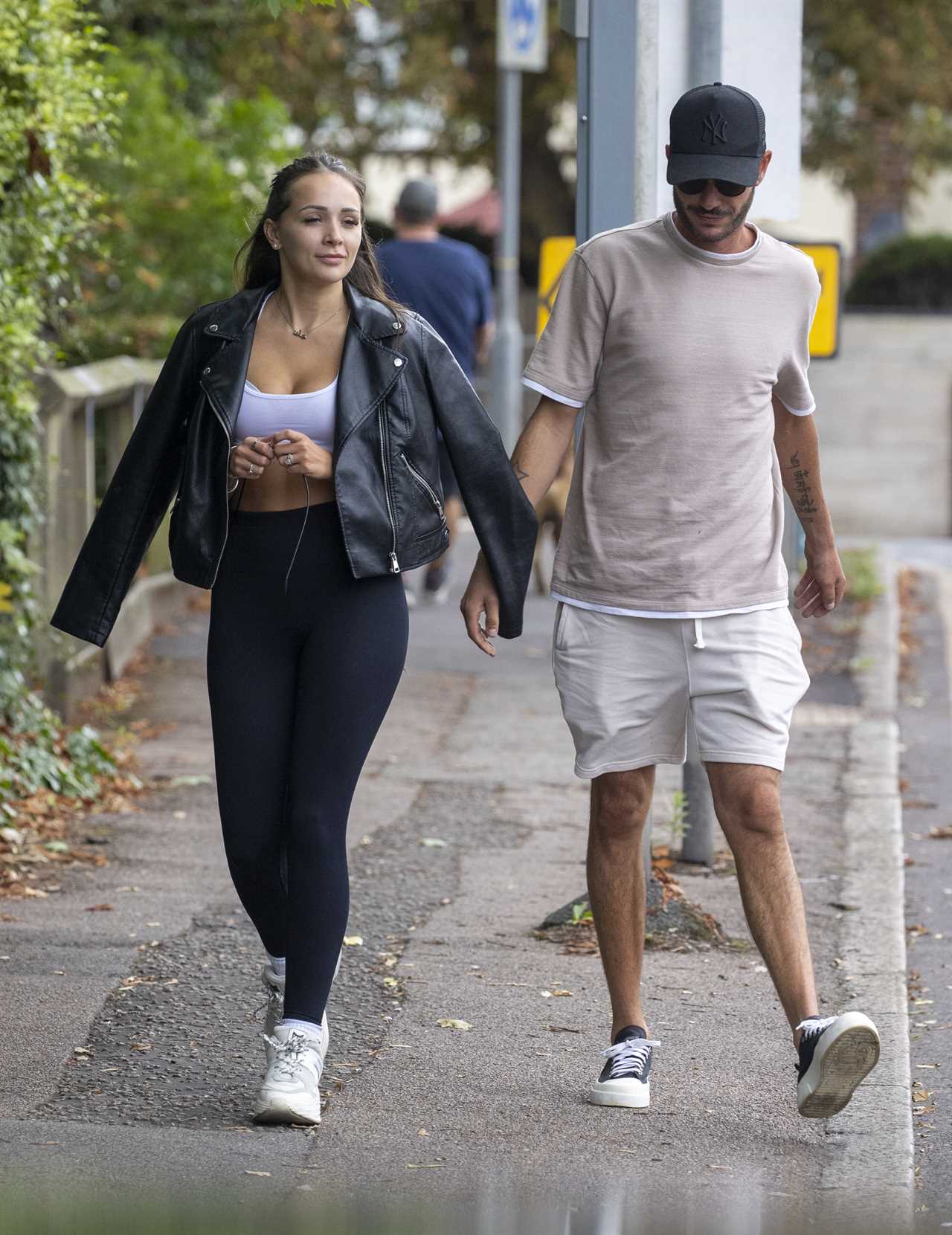 Jade Goody’s husband Jack Tweed goes public with new girlfriend as they hang up banners for Jade memory walk