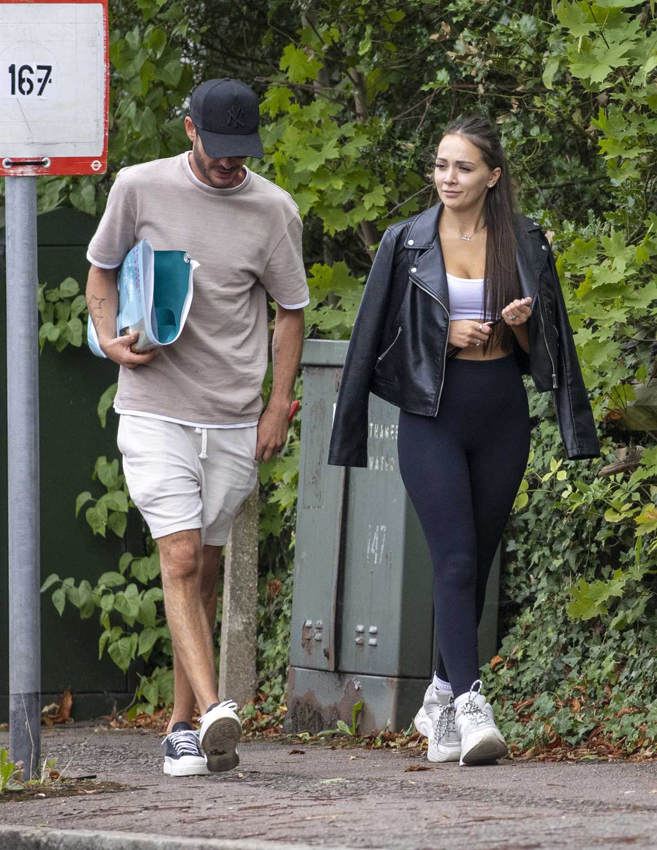 Jade Goody’s husband Jack Tweed goes public with new girlfriend as they hang up banners for Jade memory walk