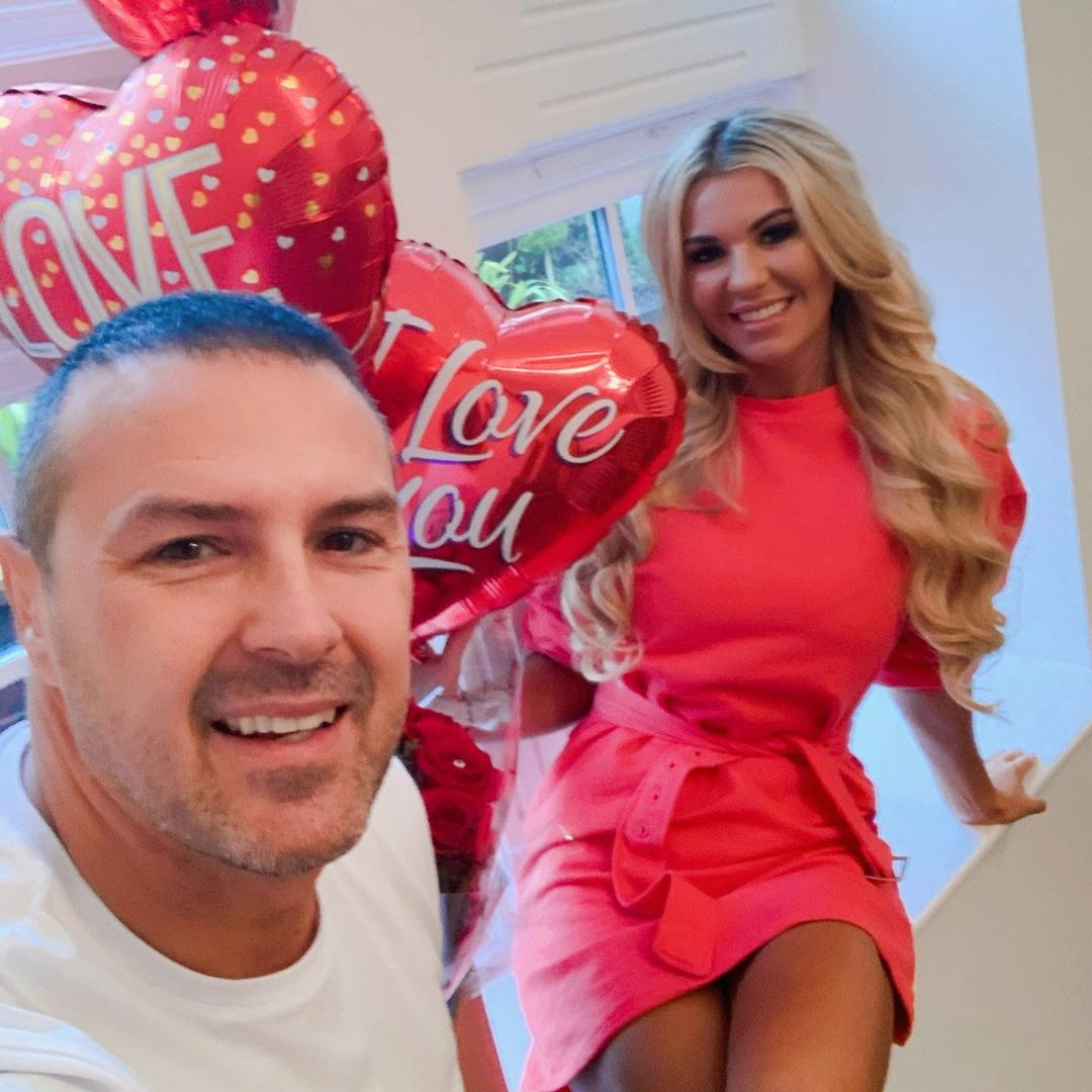 Christine McGuinness tries on wedding dress following split from husband Paddy and jokes ‘save the date’