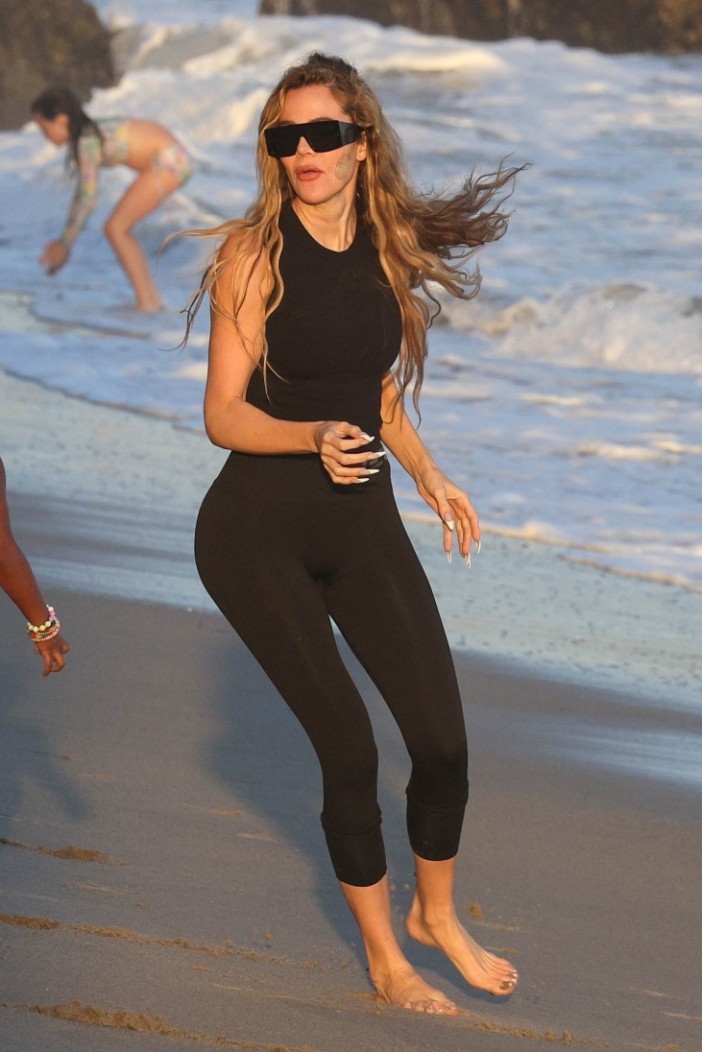 Kardashian fans are convinced Khloe is ‘too thin’ after spotting a ‘concerning’ detail about her ankles in bikini photo