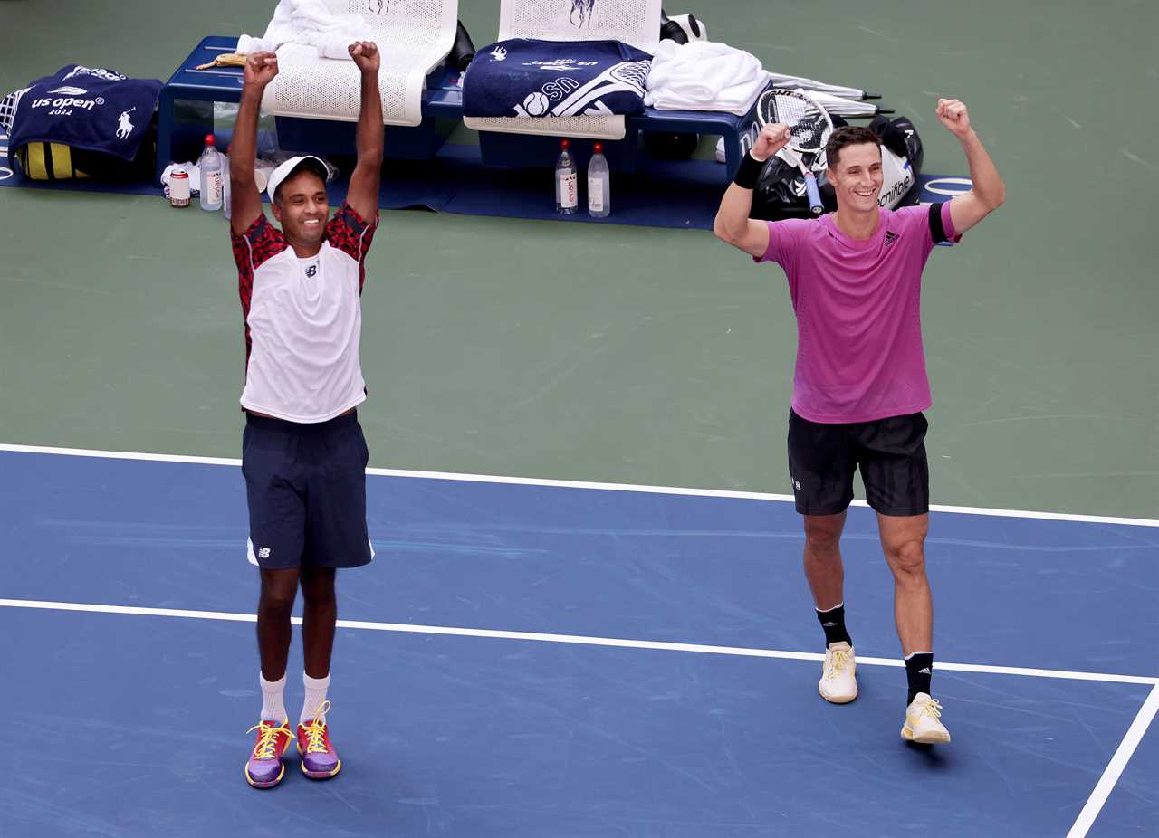 Brit Joe Salisbury wears black armband for The Queen as he makes history with back-to-back US Open doubles titles