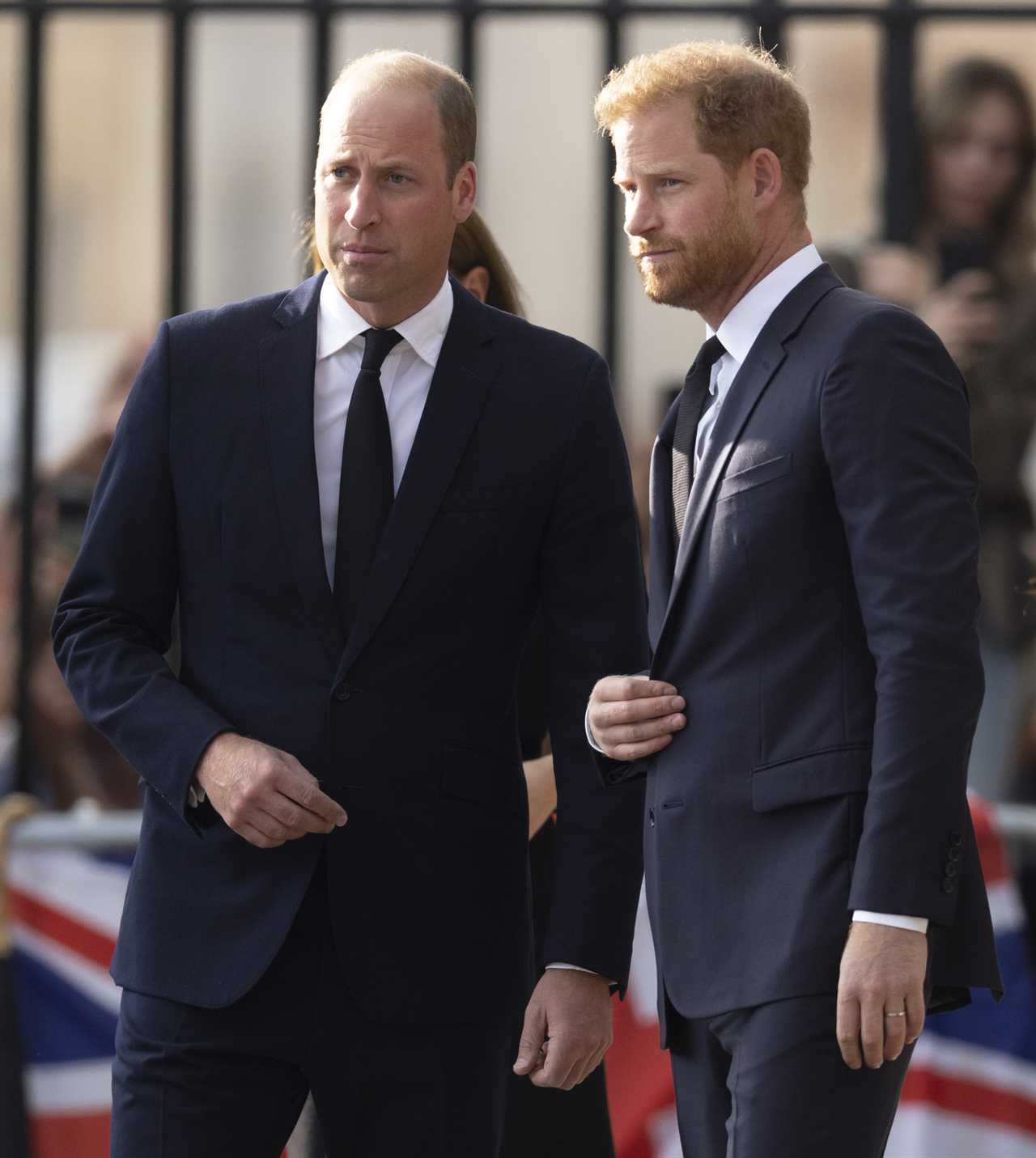 Prince William invited Harry and Meghan just an hour before greeting mourners at Windsor in astonishing sign of unity