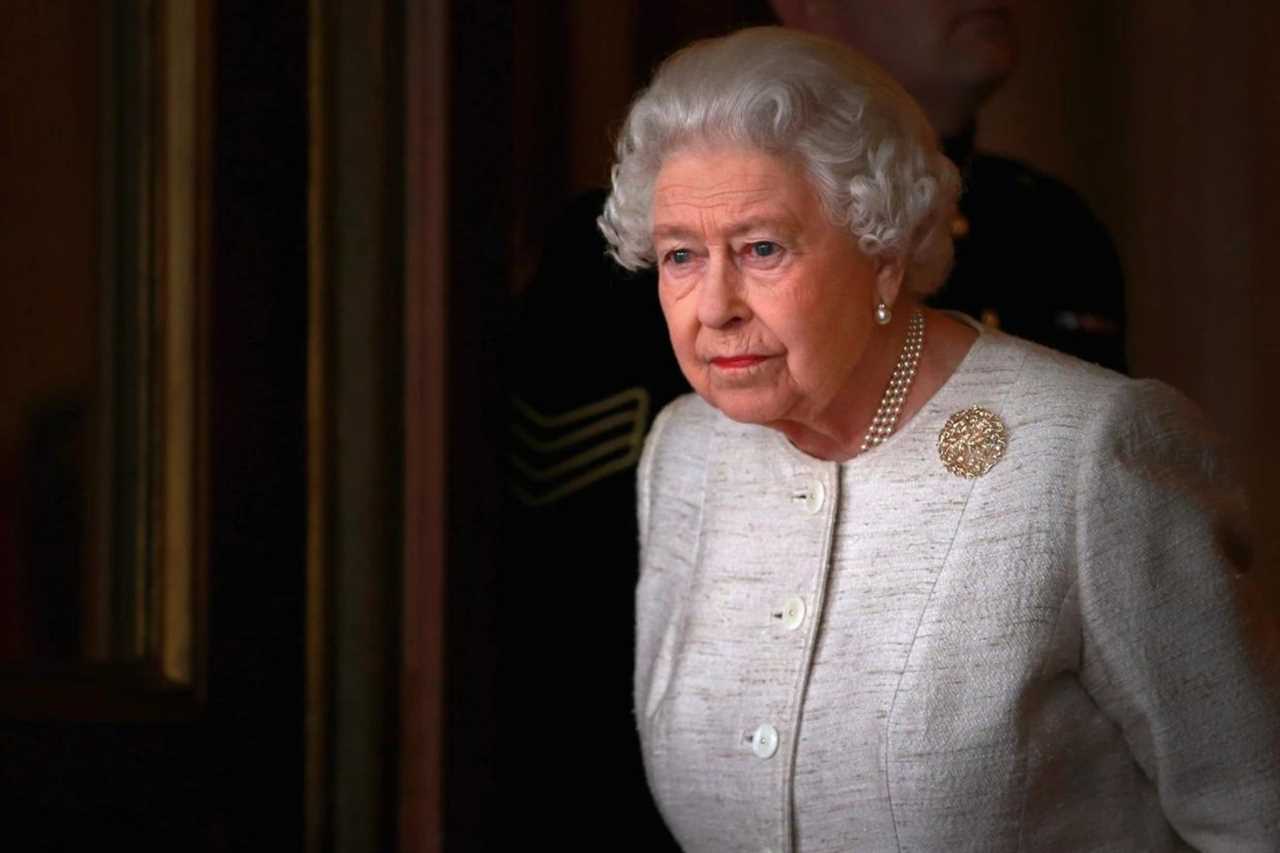 Emotional Princess Anne looks sombre as she and her husband Admiral Sir Tim Laurence accompany the Queen’s coffin