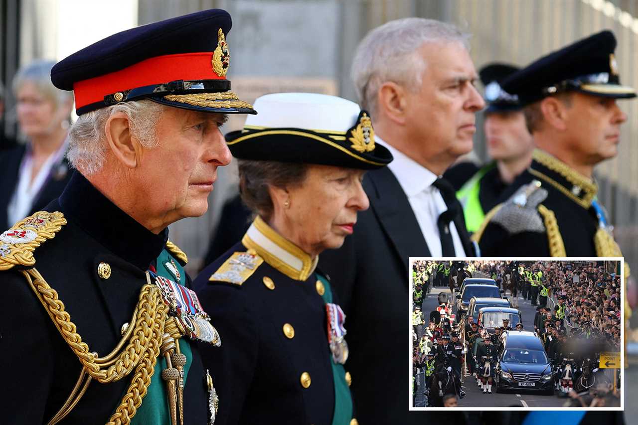 King Charles was merely a son lost in his grief as he walked slowly behind the Queen’s coffin