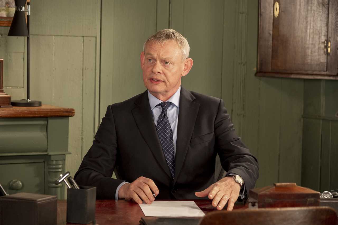 Martin Clunes breaks down in tears as Doc Martin airs last ever series after 18 years