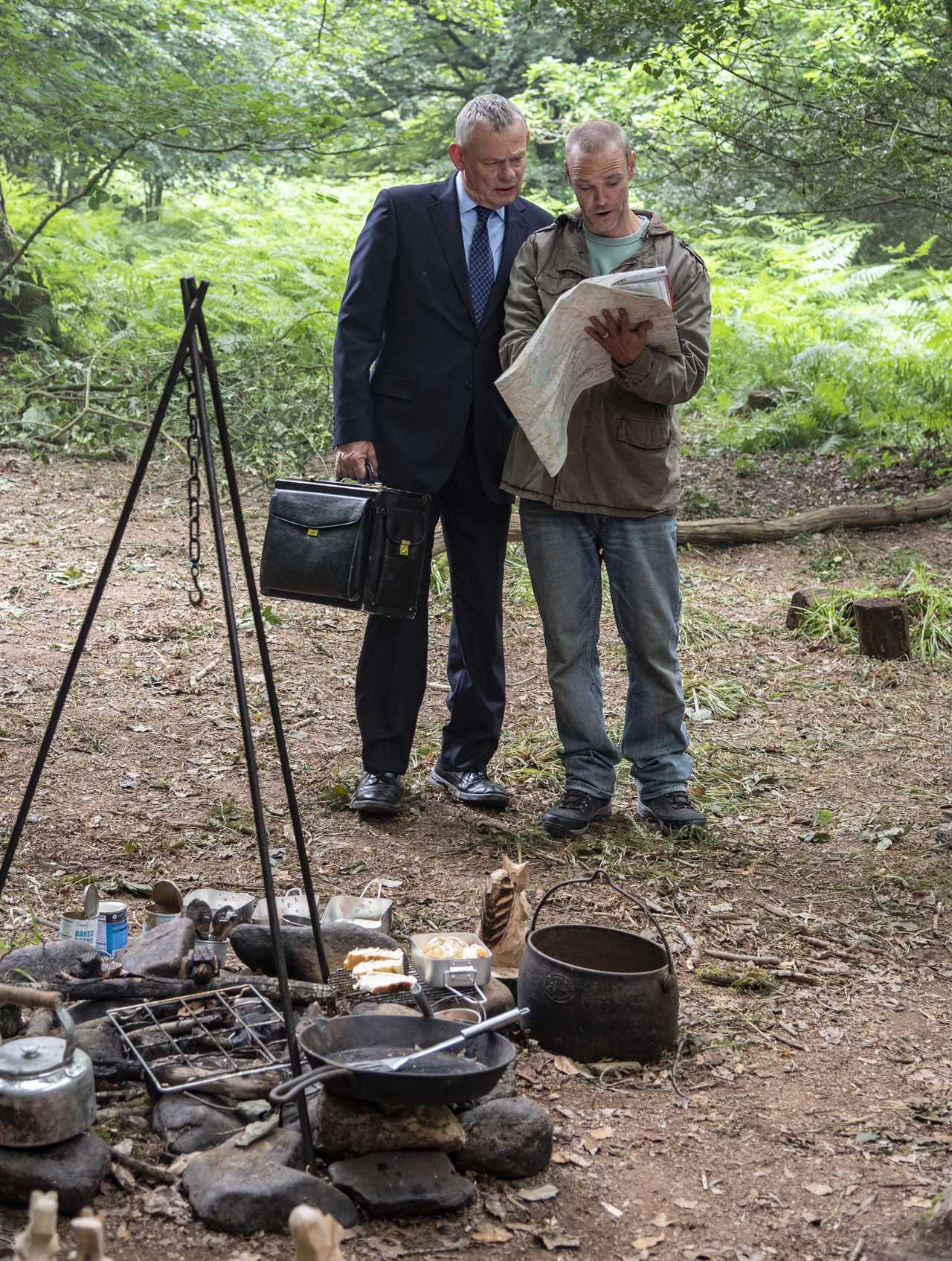 Martin Clunes breaks down in tears as Doc Martin airs last ever series after 18 years