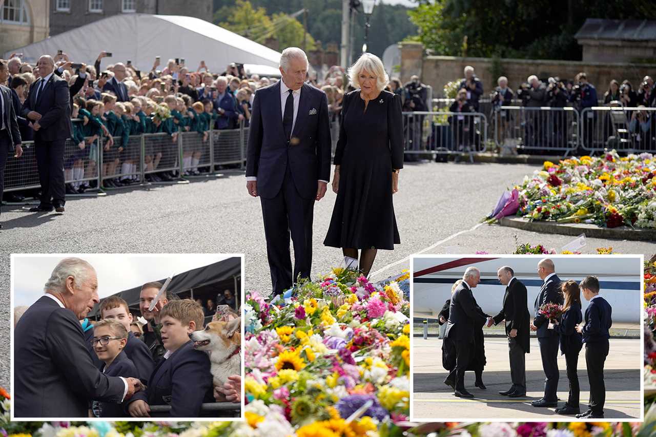 Mourners line the streets as the Queen’s coffin is brought to London before millions will pay their final respects