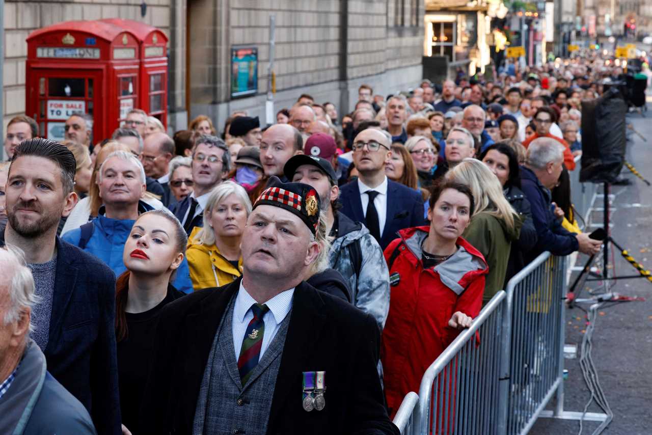 Queen’s coffin to be flown to Buckingham Palace today with Princess Anne by her side – as millions queue to say goodbye