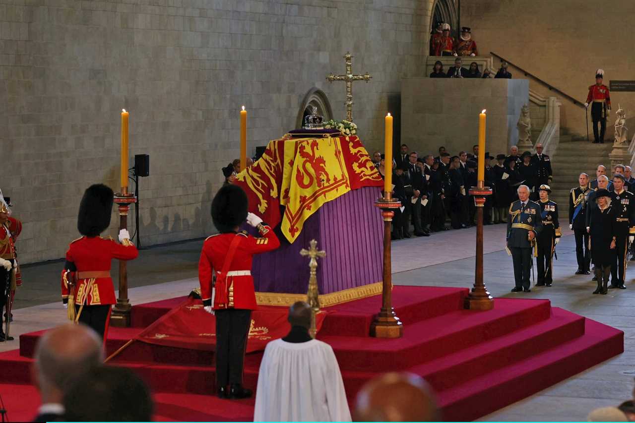 Prince Andrew stands alone at Queen’s service despite joining royal procession to Westminster