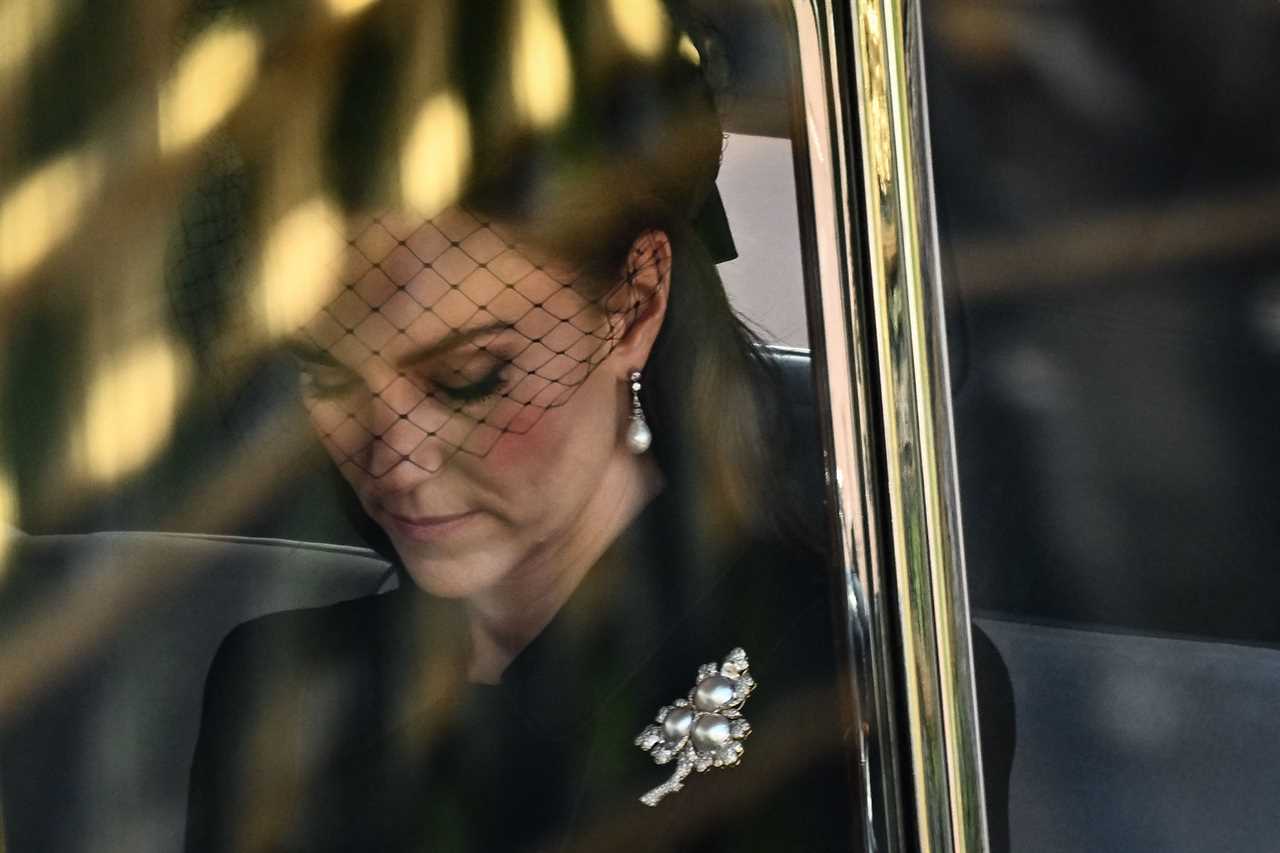 Elegant Kate pays sweet and subtle tribute to the Queen during royal procession