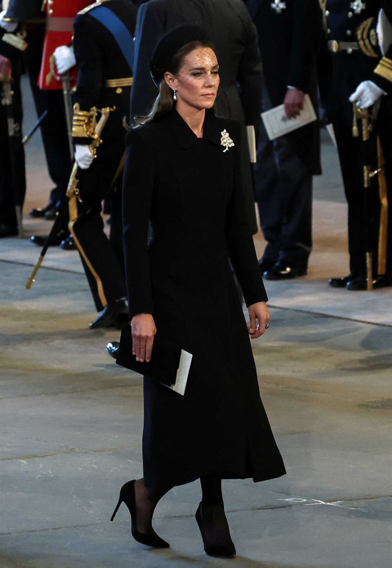 Elegant Kate pays sweet and subtle tribute to the Queen during royal procession