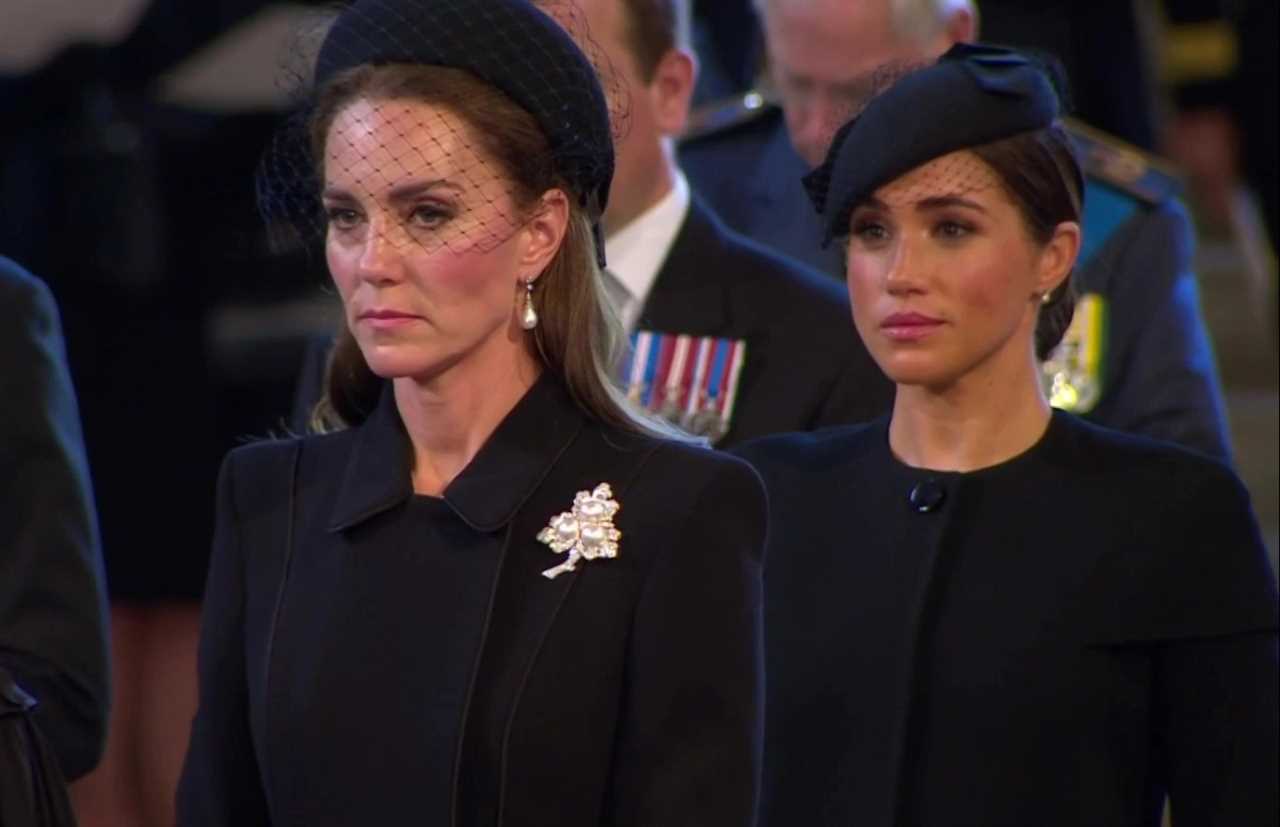 Prince Harry and Meghan Markle ‘break ranks with impulsive gesture’ at Queen’s Westminster service