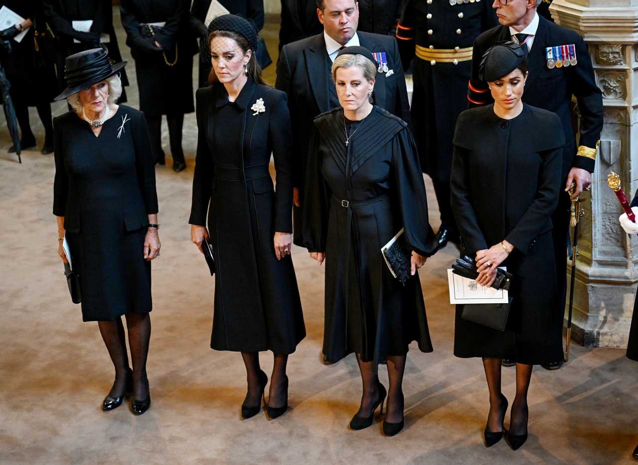 Prince Harry and Meghan Markle ‘break ranks with impulsive gesture’ at Queen’s Westminster service