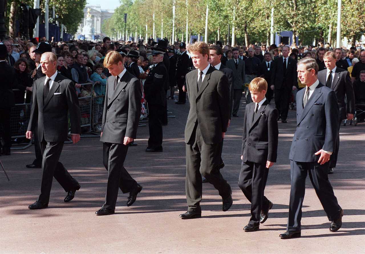 Prince William says Queen’s procession ‘brought back heartbreaking memories of walking behind mum Diana’s coffin’