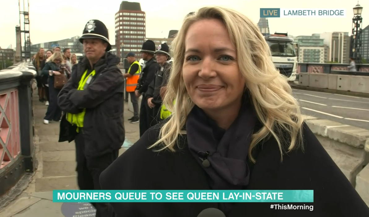 This Morning presenter REPLACED after ‘disrespectful’ interviews with mourners queuing to see Queen’s coffin