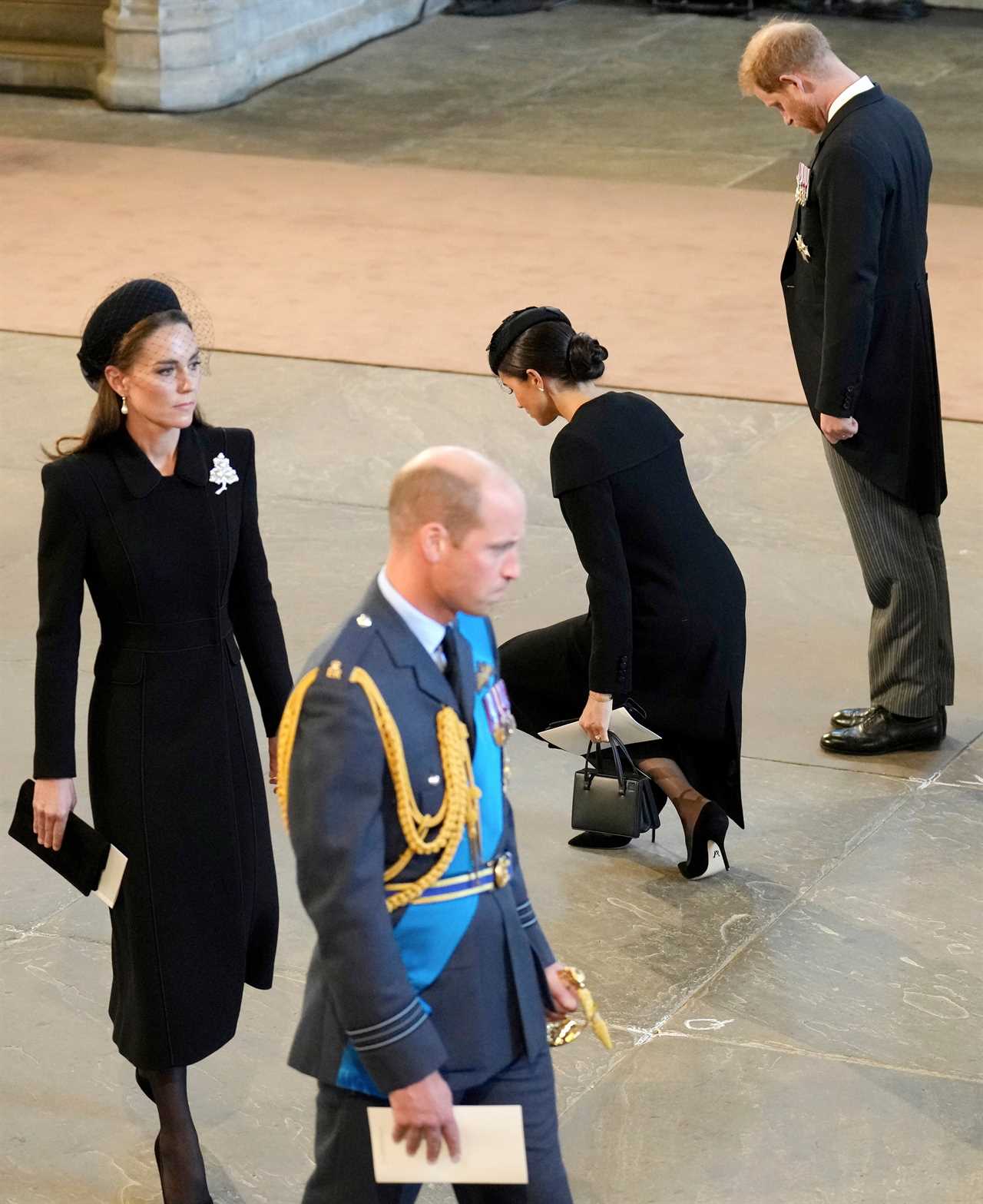 Secret symbol on Meghan Markle’s shoes explained as confused royal fans finally figure it out