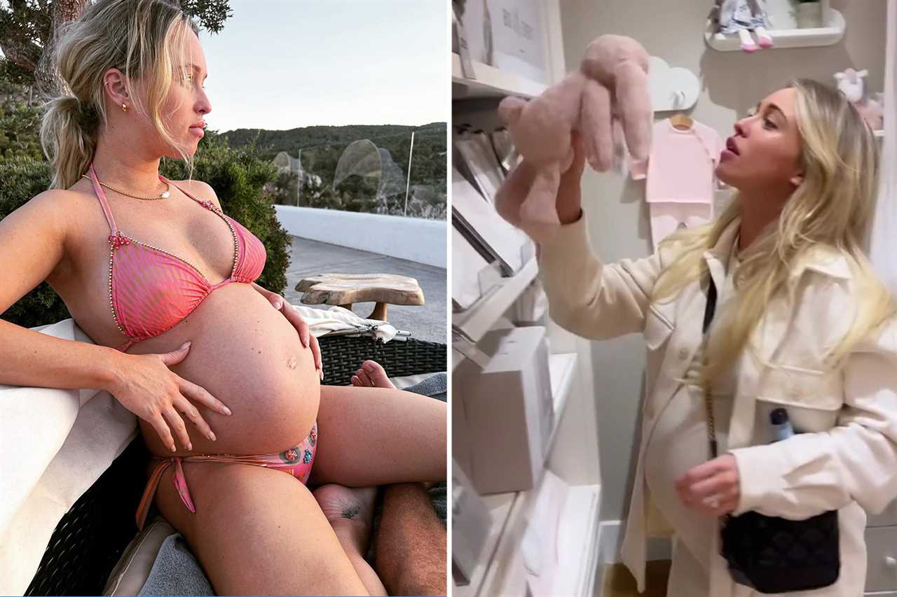 Pregnant Jorgie Porter shares clip of baby’s heartbeat as she gears up to giving birth
