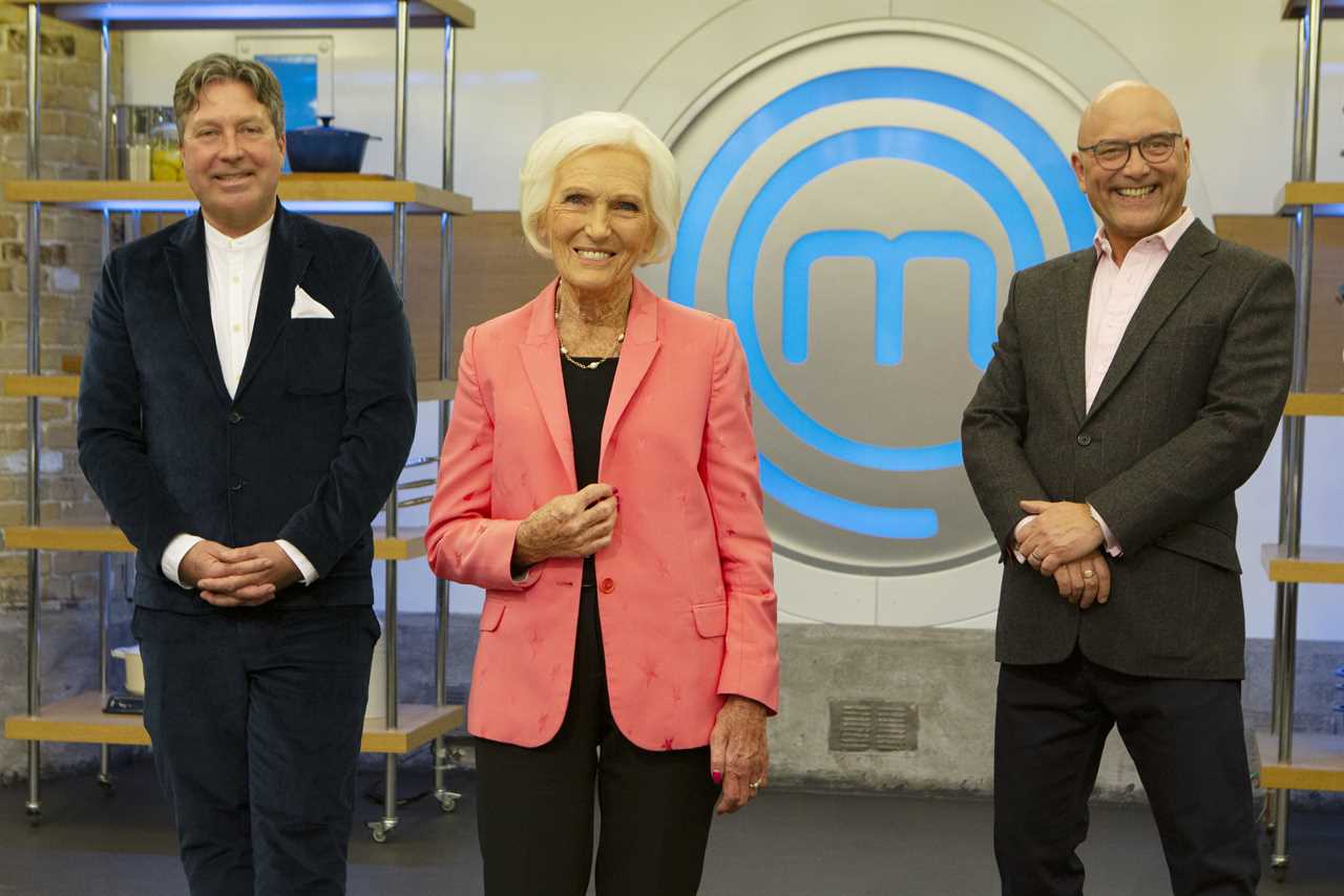 Gregg Wallace and Cliff Parisi break down in tears over bakewell tart on Celebrity MasterChef