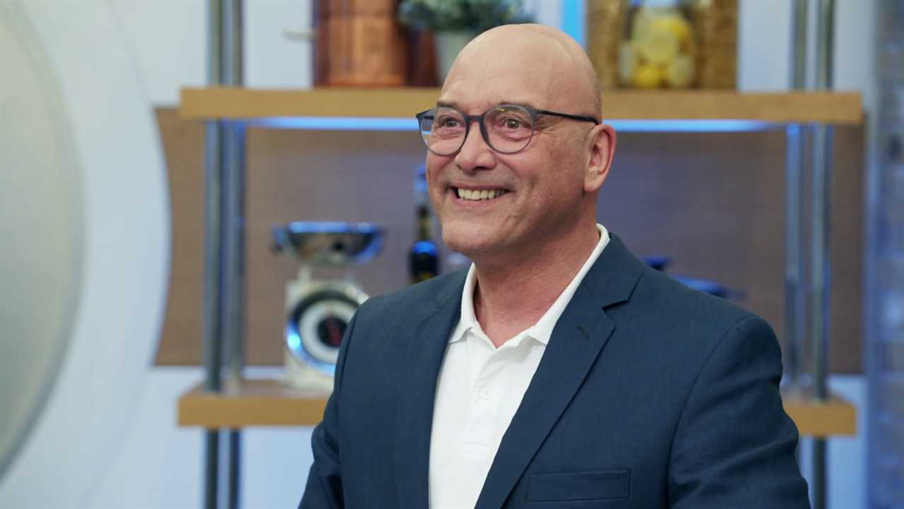 Gregg Wallace and Cliff Parisi break down in tears over bakewell tart on Celebrity MasterChef