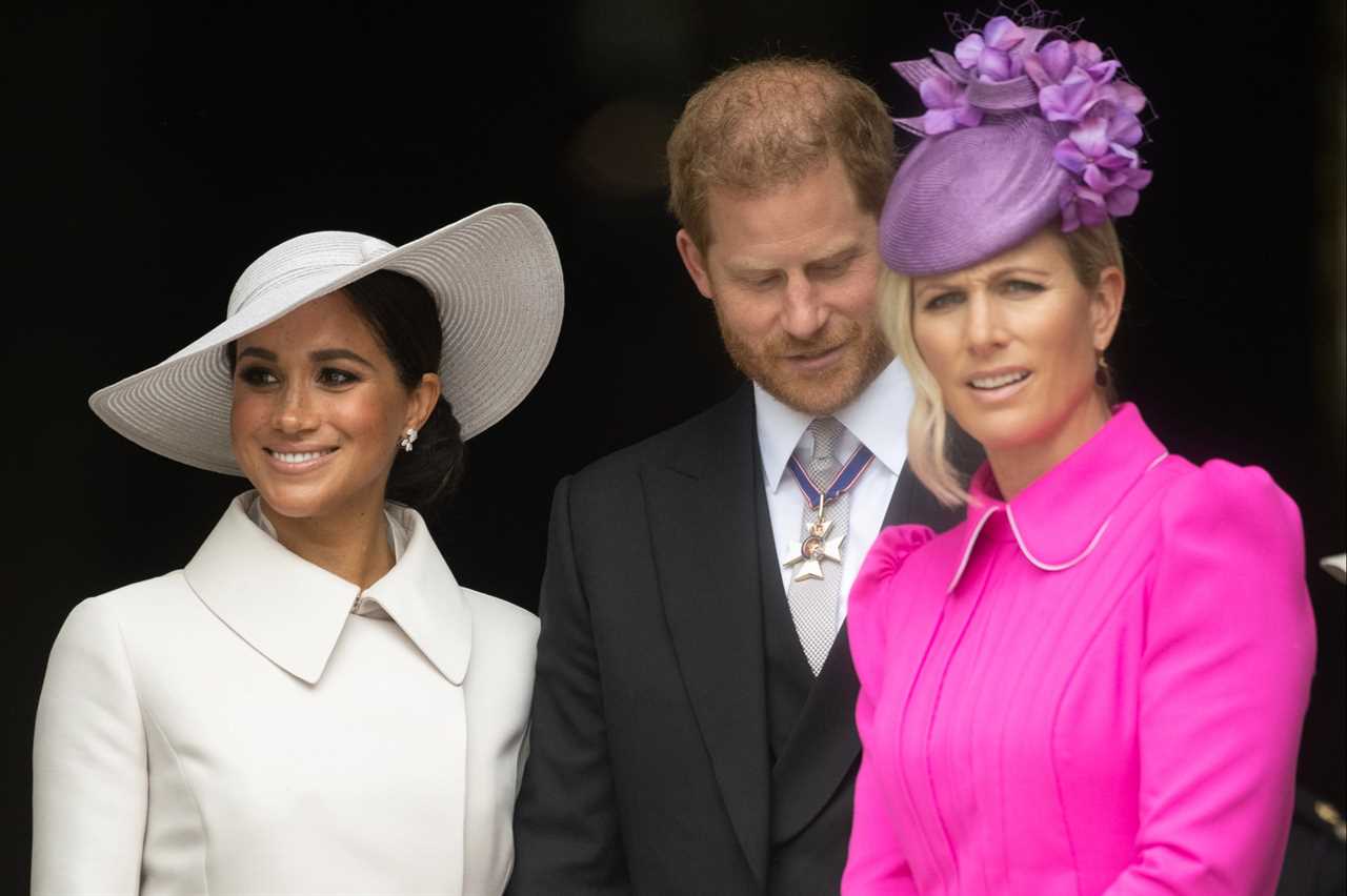 Mike Tindall spotted being told off for breaking silence during the Queen’s procession when Zara ‘shot him a look’