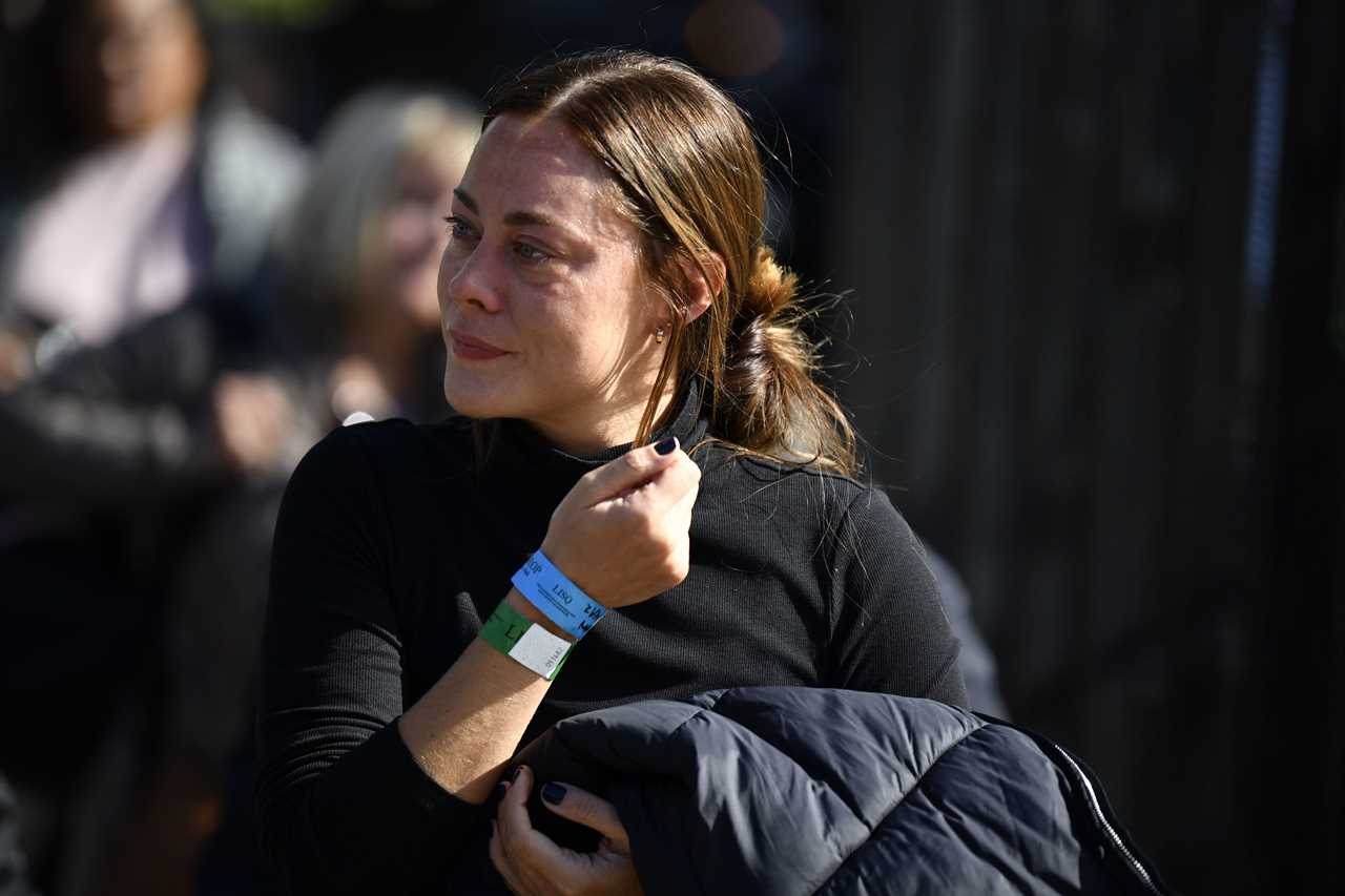 Brits show raw emotion as they finally get to pay respects to the Queen’s coffin after queuing for hours