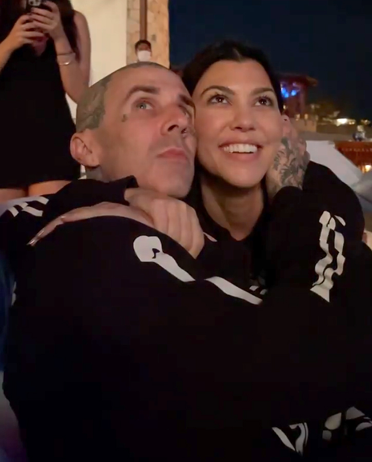 Kourtney Kardashian reveals if she’s pregnant with Travis Barker’s baby after cradling her stomach in shocking photo